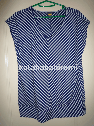 トラベックスストライプフレンチスリーブTシャツ